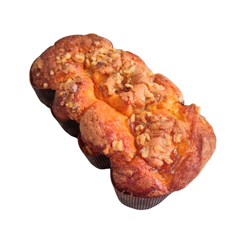Trenza con crema de manzana y nueces 350 g. 