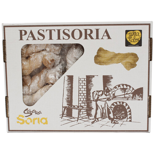 Lazos artesanos con azucar PASTISORIA 1000 g.