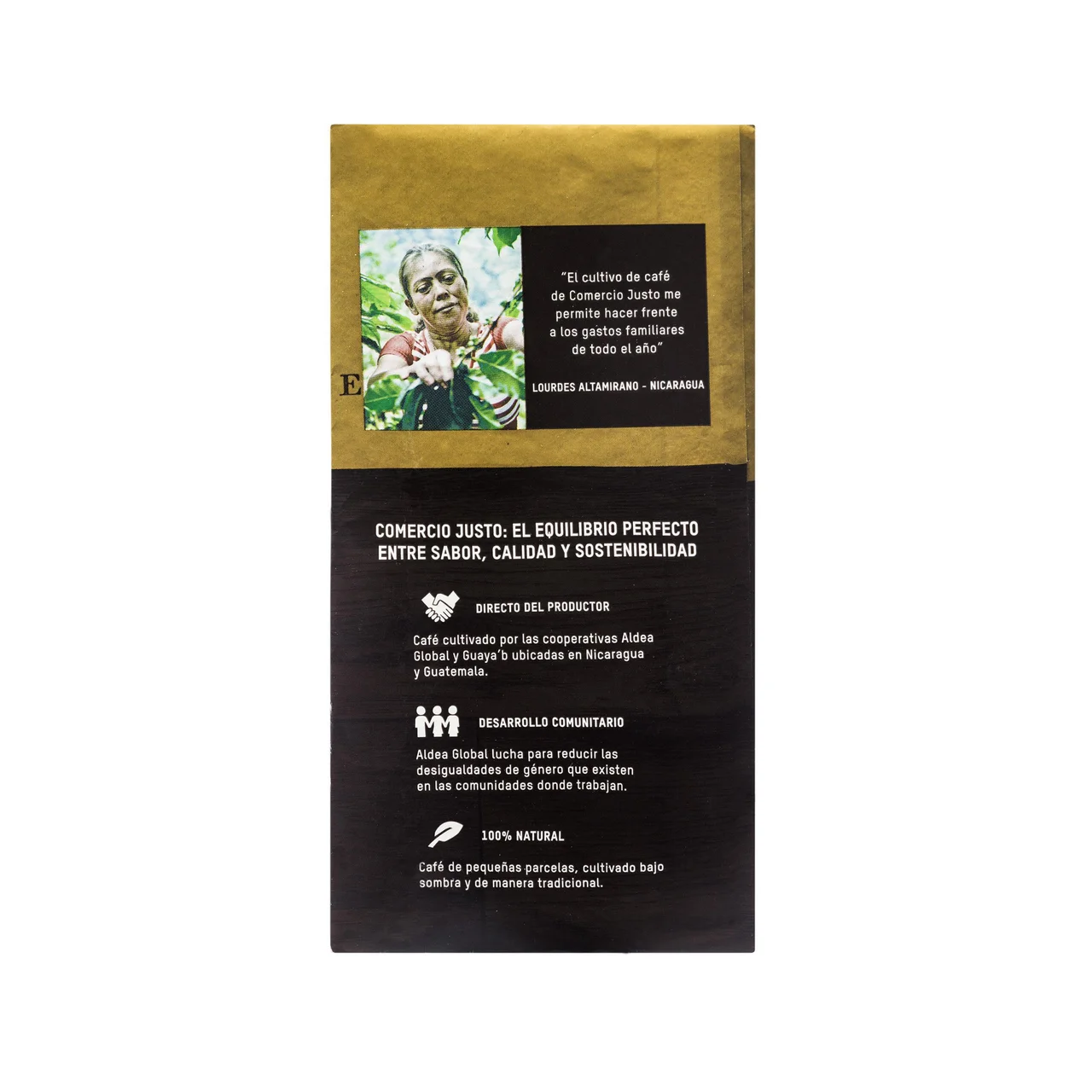 INTERMÓN OXFAM TIERRA MADRE Café 100% Arábica 250 g.