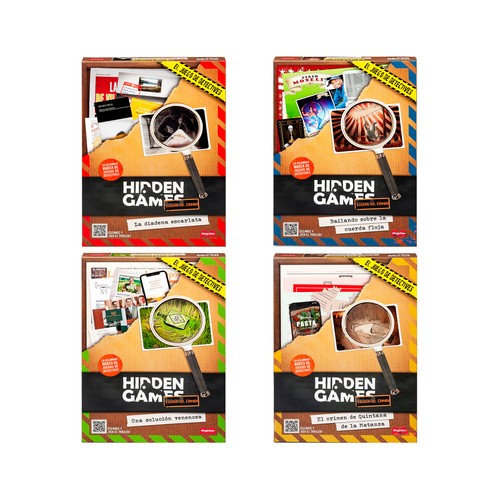 Juego de detectives Hidden Games, modelos surtidos +14 Años MAGIC BOX