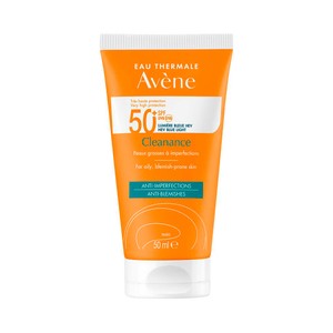 THERMALE AVÉNE Cleanance Protector solar con FPS 50+ (muy alto), para pieles grasa con imperfecciones 50 ml.