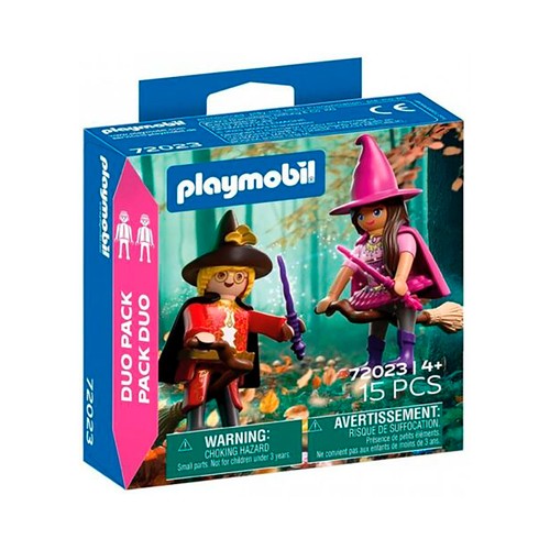 PLAYMOBIL. 72023. Duo pack bruja y mago