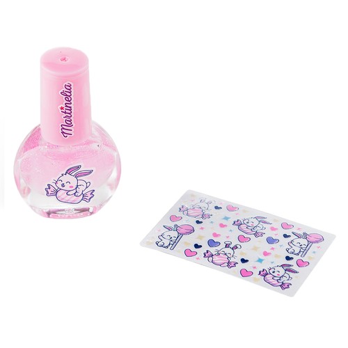 MARTINELIA Yummy Esmalte de uñas transparente + pegatinas.