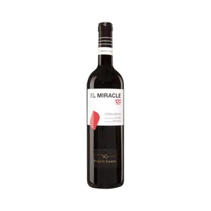 EL MIRACLE  Vino tinto tempranillo con D.O. Valencia EL MIRACLE botella de 75 cl.