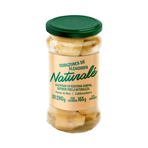 NATURALE Corazones de alcachofa 6/8 uds  -  165g.