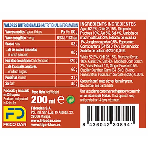 ORIGINAL Salsa  Kimchi 200 gr