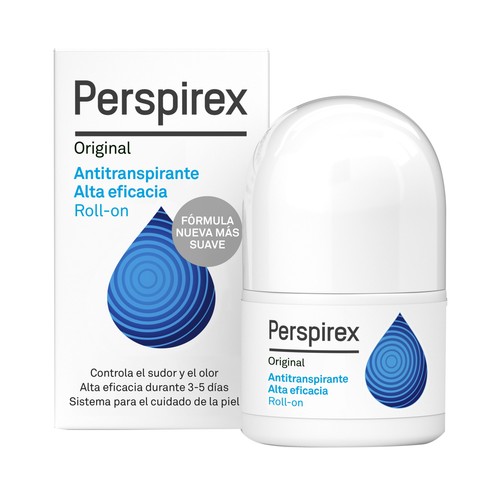 PERSPIREX Original Desodorante roll on unisex con acción antitranspirante 25 ml.