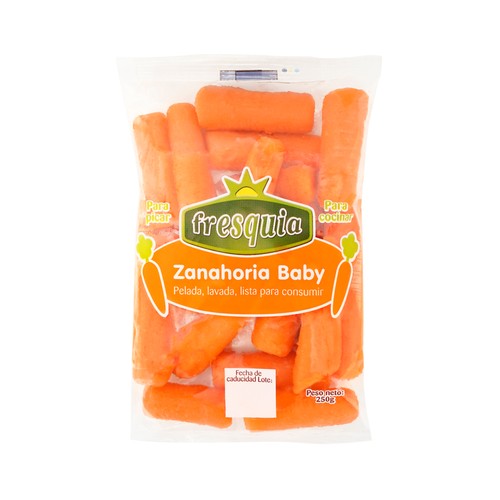 Zanahoria baby lista para consumir FRESQUIA 250 g.