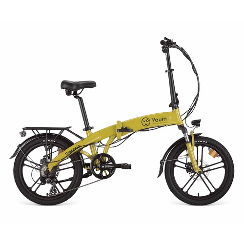 Bicicleta eléctrica plegable YOUIN Valencia, 250W, 7 velocidades, ruedas 20”, autonomía 45km.