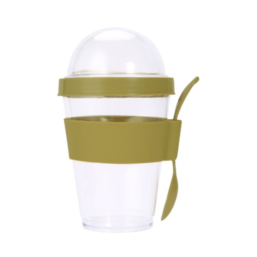 Mug con cuchara para disfrutar de bebidas calientes. ACTUEL