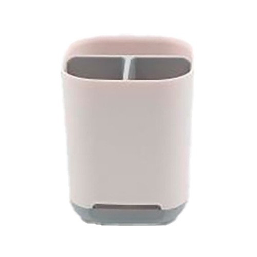 Porta cepillo color blanco y gris  ACTUEL.