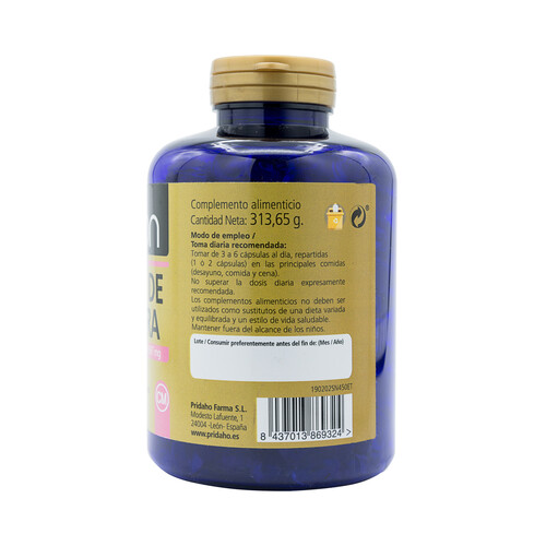 SANON Complemento alimenticio a base de aceites vegetales y vitaminas SANON 450 Cápsulas.