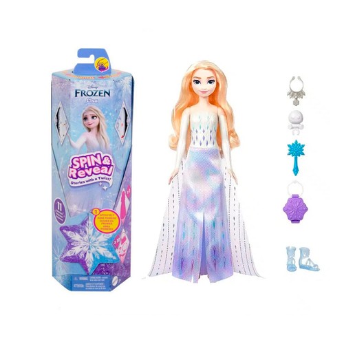 Muñeca Elsa, Disney Frozen Spin & Reveal, DISNEY FROZEN.