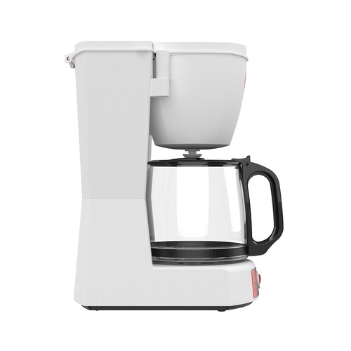 Cafetera de goteo SOLAC CF4034 Blank Canvas, capacidad 1.2L (10-12 tazas), filtro permanente, nivel de agua visible.