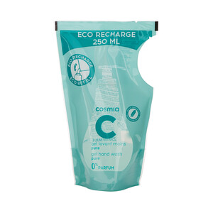 COSMIA Racambio de jabón de manos puro, sin perfumes y especial para pieles sensibles COSMIA 300 ml.