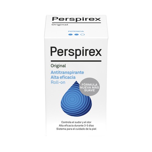 PERSPIREX Original Desodorante roll on unisex con acción antitranspirante 25 ml.