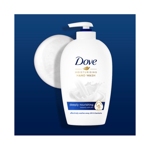 DOVE Jabón de manos líquido con acción hidratación profunda DOVE 250 ml.