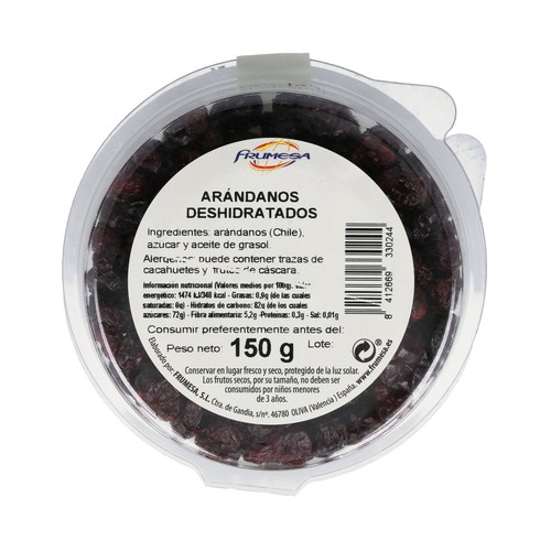 FRUMESA Arándanos deshidratados, FRUMESA, 150 g.