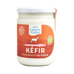 CANTERO DE LETUR Kéfir natural desnatado (0%) ecológico de oveja 420 g.