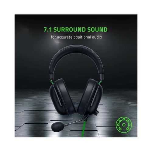 Auriculares gaming RAZER BlackShark V2 X, Sonido envolvente 7.1.