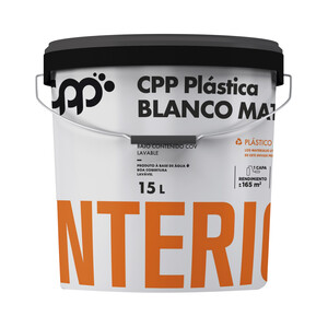 Imagen de Pintura para interior blanco mate, 15 litros, CPP.