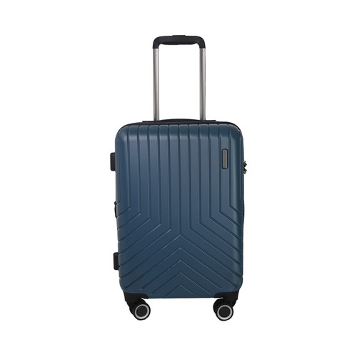 Maleta de cabina tipo trolley  8 ruedas  light  55cm azul . AIRPORT