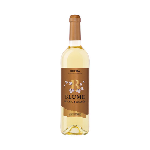 Vino blanco verdejo con denominación de origen Rueda BLUME botella de 75 cl.