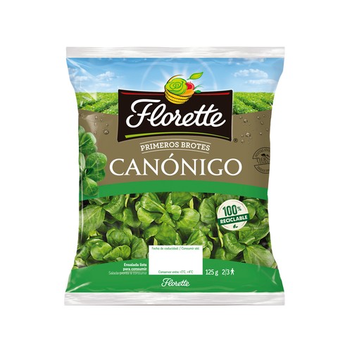 Canónigos FLORETTE PRIMEROS BROTES 125 g.