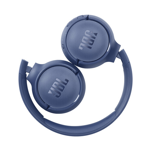 Auriculares bluetooth tipo diadema JBL Tune 510 BT con micrófono, color azul.