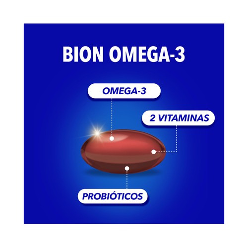 BION3 Omega 3 (complemento nutricional) 30 cápsulas.