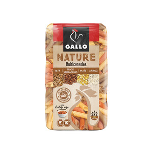 Imagen de GALLO Pasta macarrones sin gluten plumas GALLO NATURE 400 g.