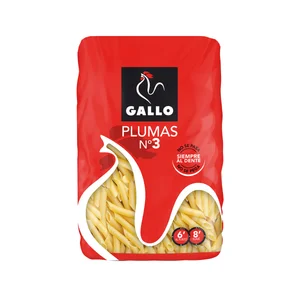 GALLO Nº 3 Pasta pluma 450 g.