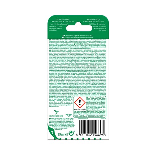 AIR WICK Ambientador Delicias de verano- Recambio AIR WICK ESSENTIAL OILS 19 ml.