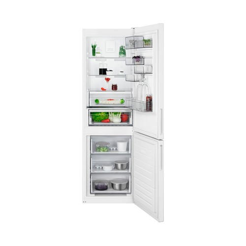 Frigorífico combi AEG RCB632E4MW NO FROST, clasificación energética: E, H: 186cm, H: 60cm, F: 65cm, capacidad total: 302L.