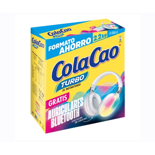 Cacao en polvo instantáneo COLACAO TURBO 2,5 Kg.