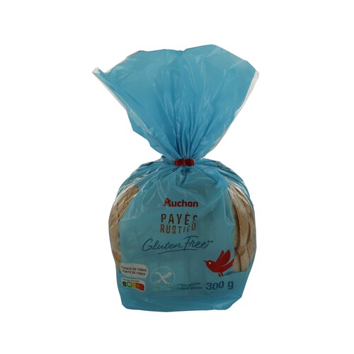 Pan rústico sin gluten PRODUCTO ALCAMPO 300 g.