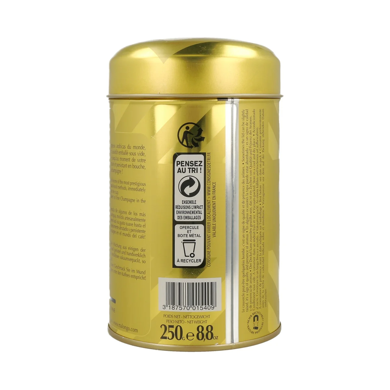 Café supremo de arábica 250 g.