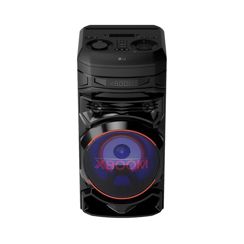 Altavoz LG XBOOM RNC5 300W, efectos DJ, iluminación LED, entrada micrófono o guitarra.