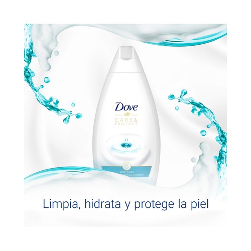 Gel para ducha o baño con ingrediente anti-bacteriano DOVE 750 ml.