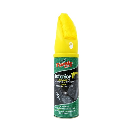 Espuma limpiadora de tapicerias y alfombrillas de 400 mililitros TURTLE WAX.