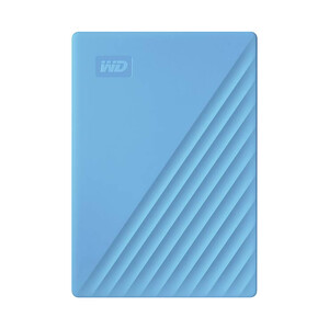 Disco duro externo 4TB WD My Passport azul, tamaño 2,5, conexión USB 3.0.