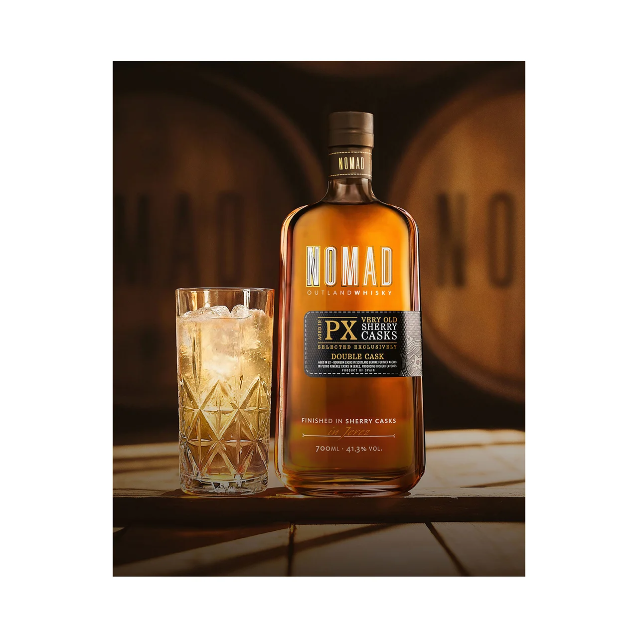 Outland Whisky single malt embotellado en Jerez botella 70 cl.