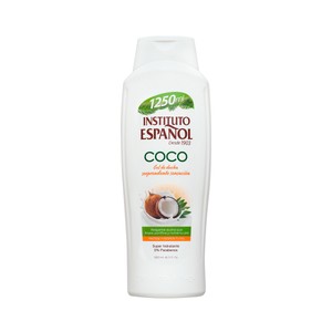 Imagen de INSTITUTO ESPAÑOL Gel para ducha o baño super hidratante con activos de coco INSTITUTO ESPAÑOL 1250 ml.