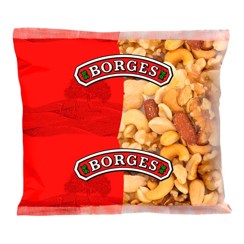 BORGES Cocktail frutos secos nobles fritos con sal  500 g.