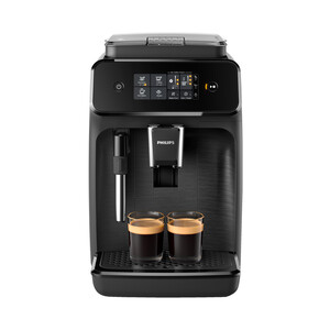 Cafetera espresso superautomática PHILIPS EP1220/00, café en grano y molido, molinillo, capacidad 1,8L, espumador.
