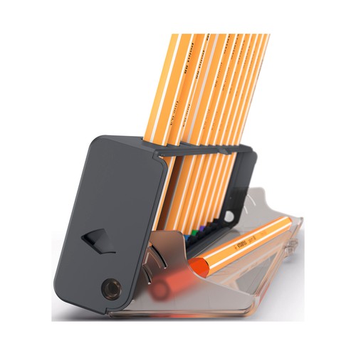 Estuche 10 roturalores para escribir 0,4mm Point 88 estuche Click. STABILO