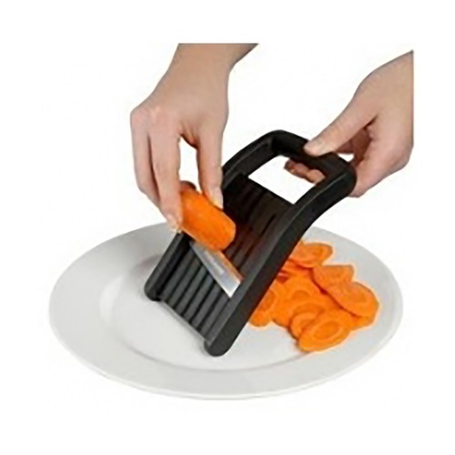 Mandolina mini de plástico con hoja de acero inoxidable, FACKELMANN.