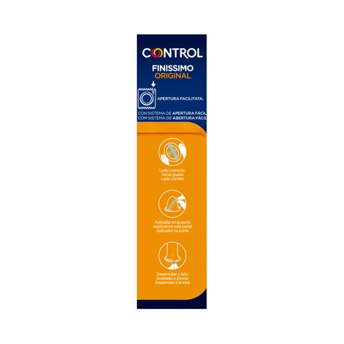 CONTROL Preservativos super finos y más fáciles de poner CONTROL Easy way finissimo 10 uds.