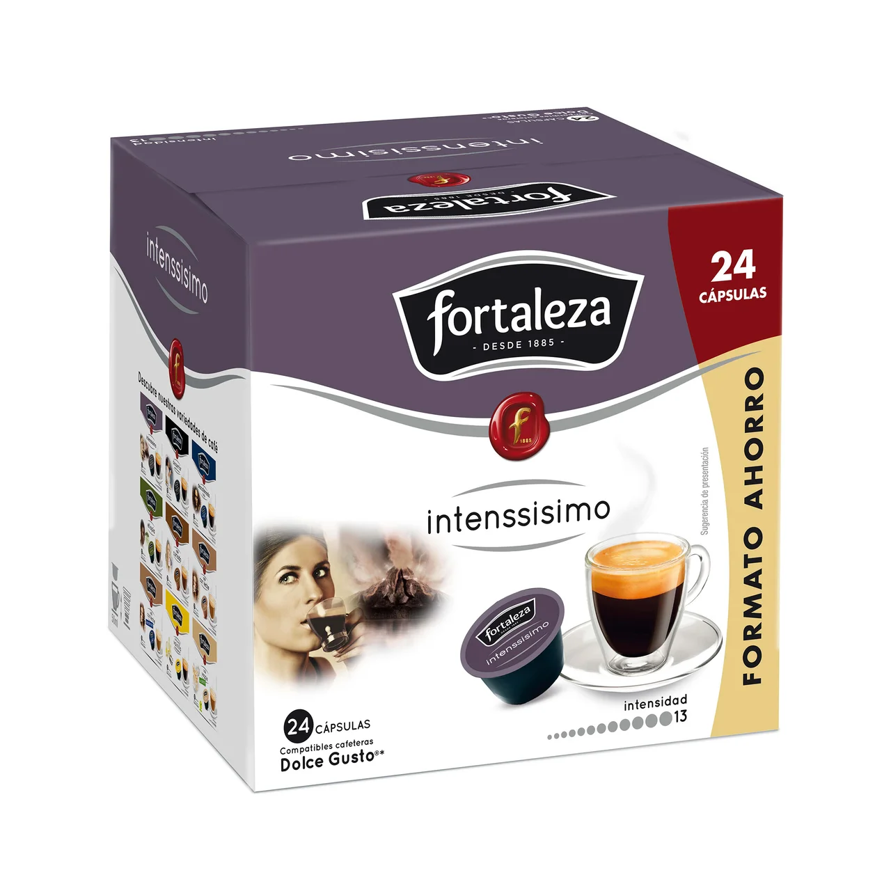 FORTALEZA INTENSSISIMO Café en cápsulas I13, 24 uds.