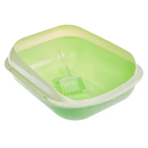 PRODUCTO ALCAMPO Arenero de 48 x 38 x 18 cm. para gatos con borde elavado.